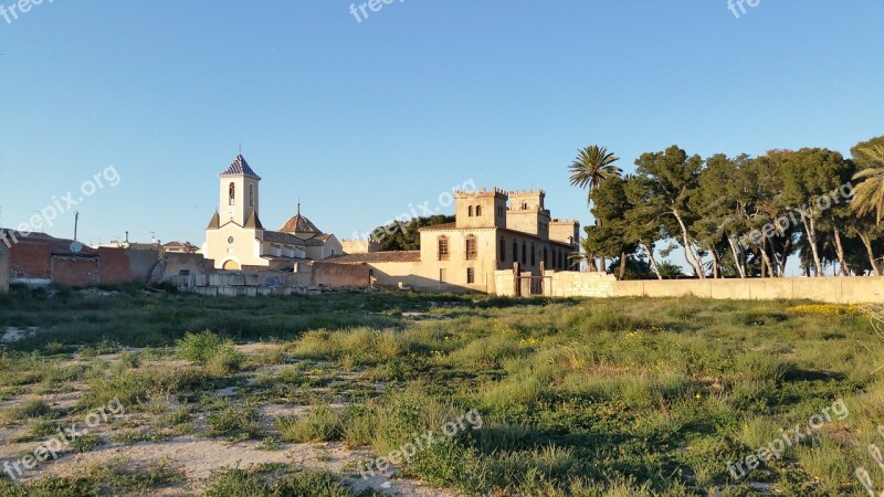 Castle Ros Church Balsicas Murcia Spain