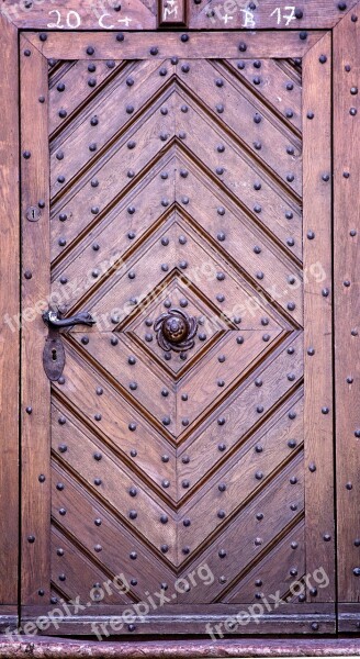 Entrance Door Old Old Door Antique Historically