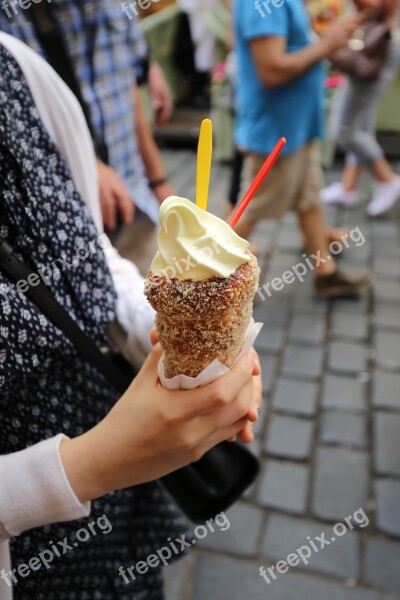 Trdlo Icecream Czech Republic Czech Hot People With