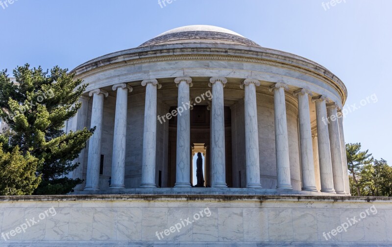 Jefferson Memorial Washington Dc Statue Free Photos