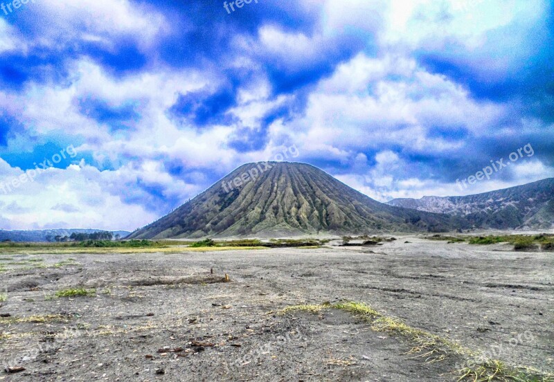 Bromo Mountain Indonesia Nature Mount