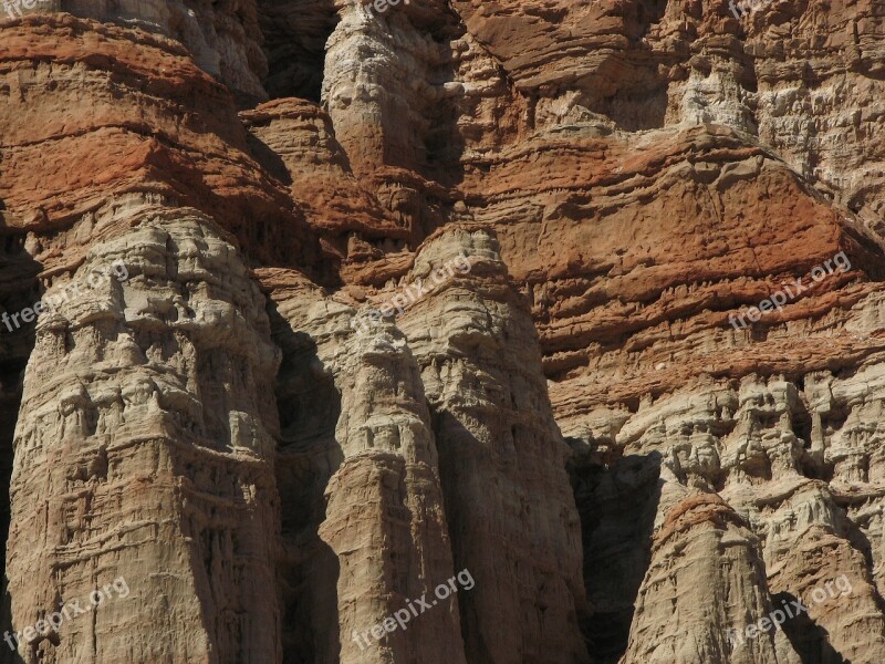 Red Rock Canyon Rock Formation Orange Stone Desert