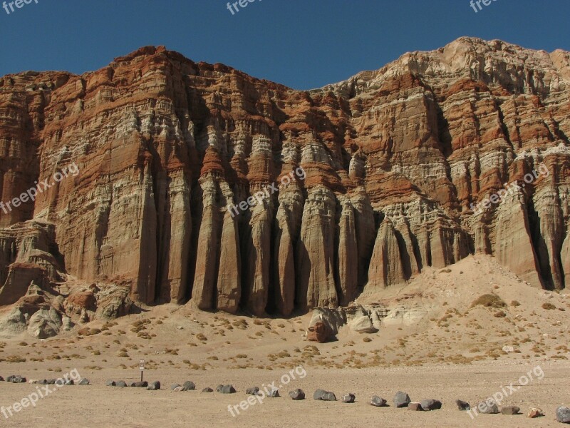 Red Rock Canyon Rock Formation Orange Stone Desert