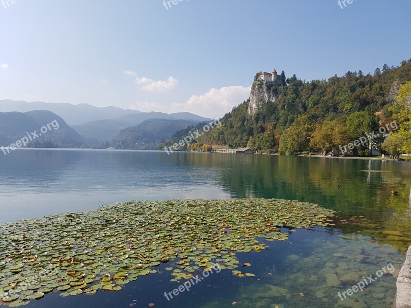 Lake Castle Boat Travel Nature