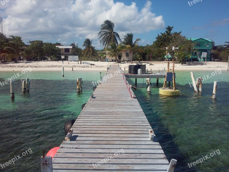 Beach Pier Dock Sea Ocean