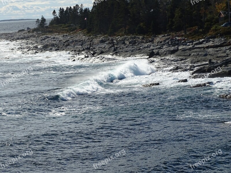 Maine Coast Beach Free Photos