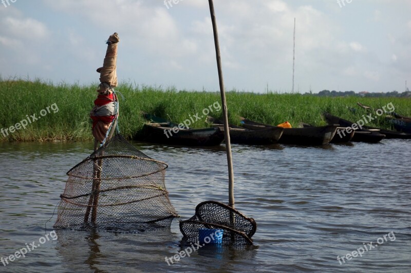 Benin Lake Africa Waterpolo Boat