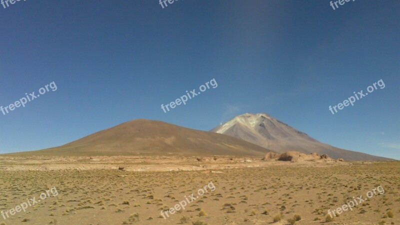 Desert Bolivia The Volcano Landscape Backpacker