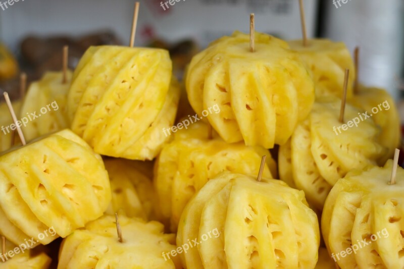 Pineapple Yellow Market Bazaar The Counter