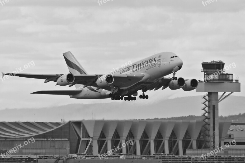 Aircraft A380 Airbus Passenger Aircraft Flying