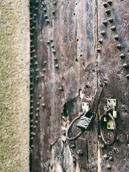 Wuzhen Rusty Lock Door Nostalgia Retro