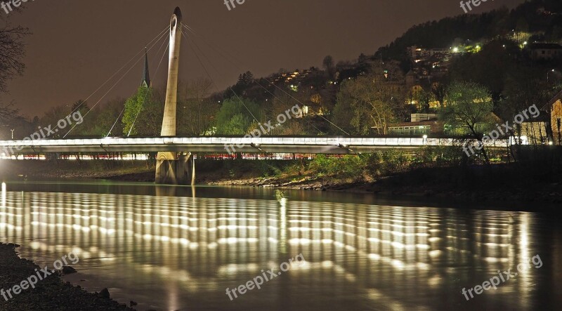 Hungerburgbahn Track Innsbruck Inn Architecture Modern