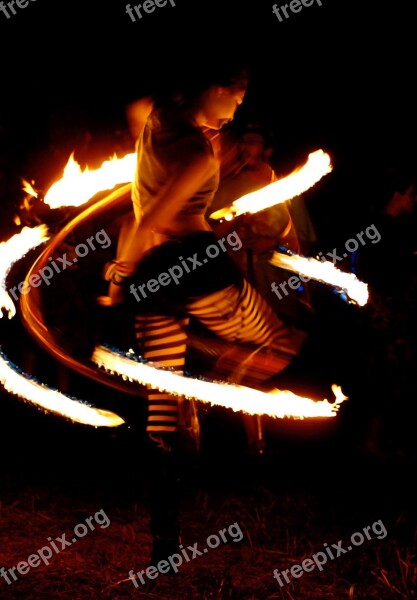 Fire Fire Dancer Tights Dark Speed