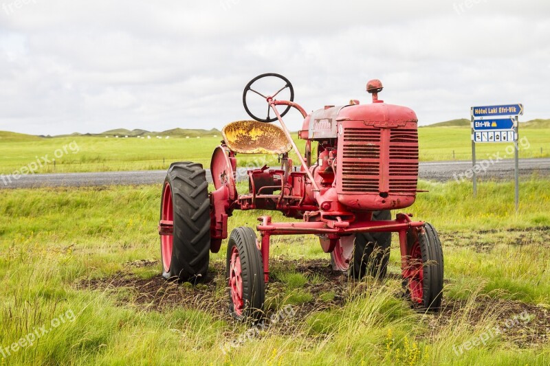 Iceland Tractor Oldtimer Tractors Agriculture