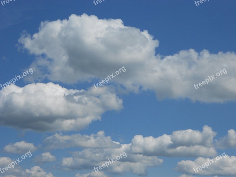 Clouds Blue Sky Cloud Formation Free Photos