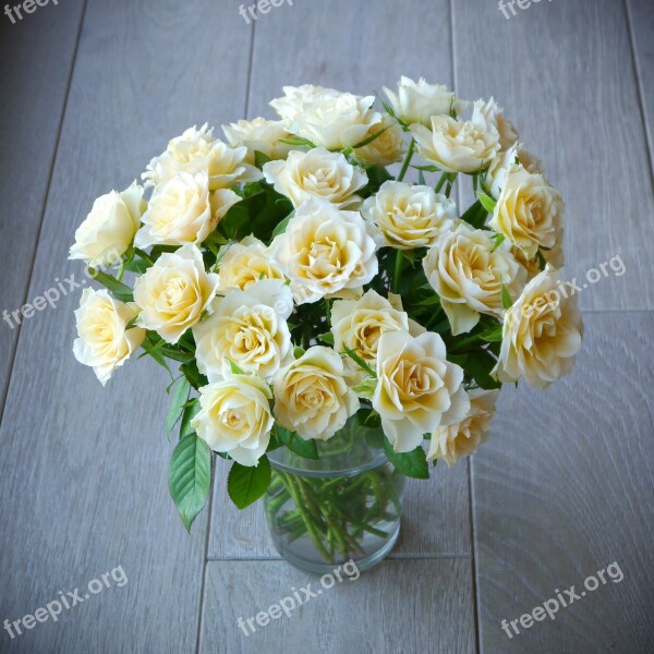 Roses Bouquet Of Roses Bouquet White Yellow