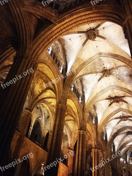 Barcelona Cathedral Duomo Church Spain