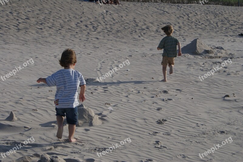 Children Beach Sand Child Summer