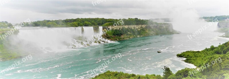 Niagara Falls Canada Nature Waterfall Tourism