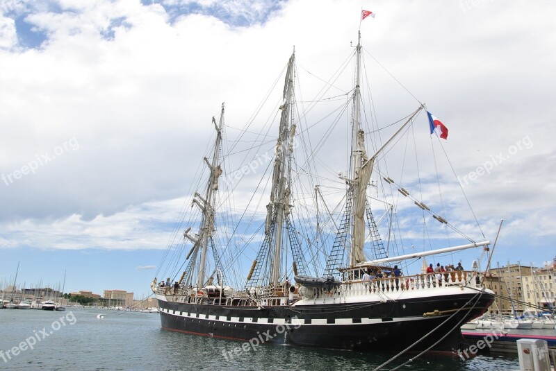 Sailing Ship Marseille France Free Photos