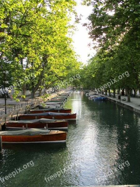 Annecy River Lake Free Photos