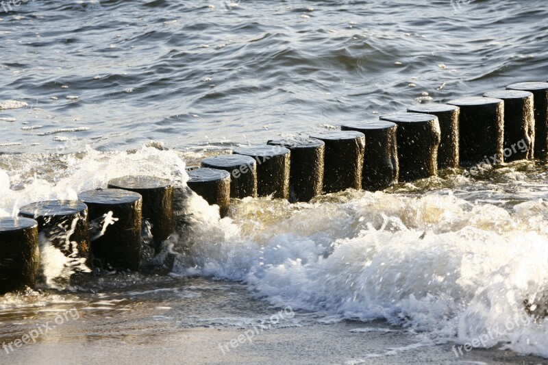 Wave Sea Foam Coast Beach