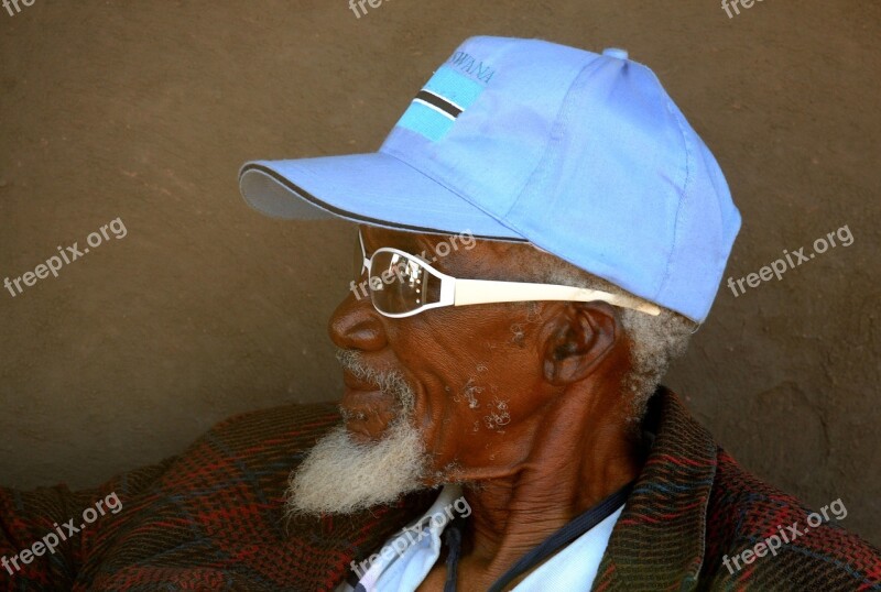 Botswana Portrait Serenity Glasses Expression