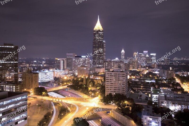 Atlanta Georgia City America Cityscape