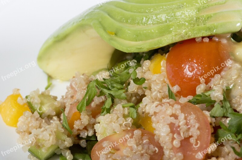 Quinoa Salad Avocado Bless You Lifestyle