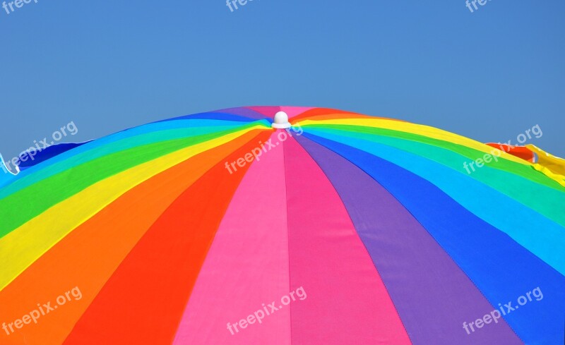 Umbrella Beach Umbrella Summer Holiday Sunny