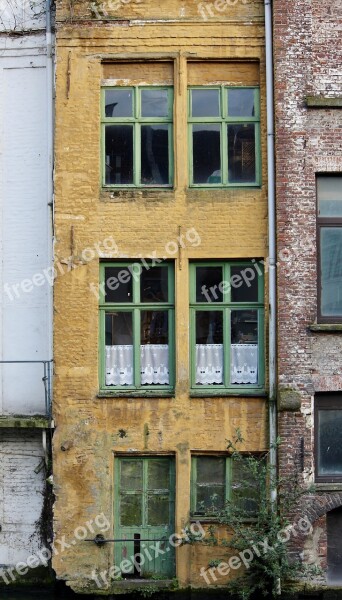 House On Water Gent Belgium Free Photos