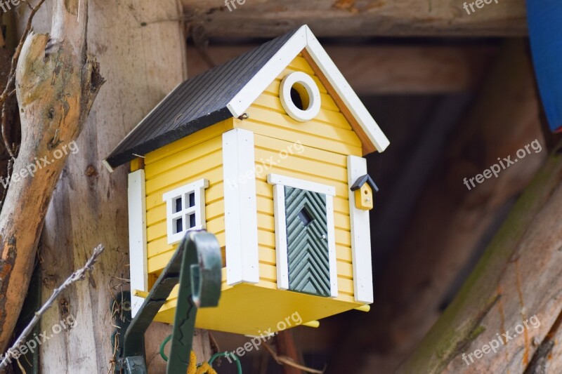 House Aviary Woodhouse Bird Feeder Nesting Box