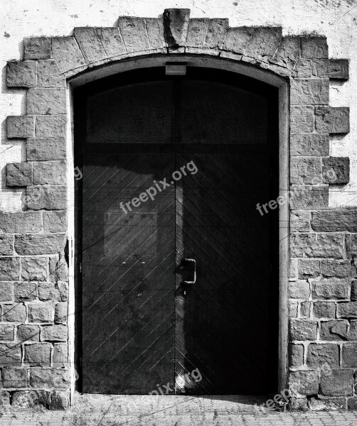 Door Goal Old House Old Old Fashioned