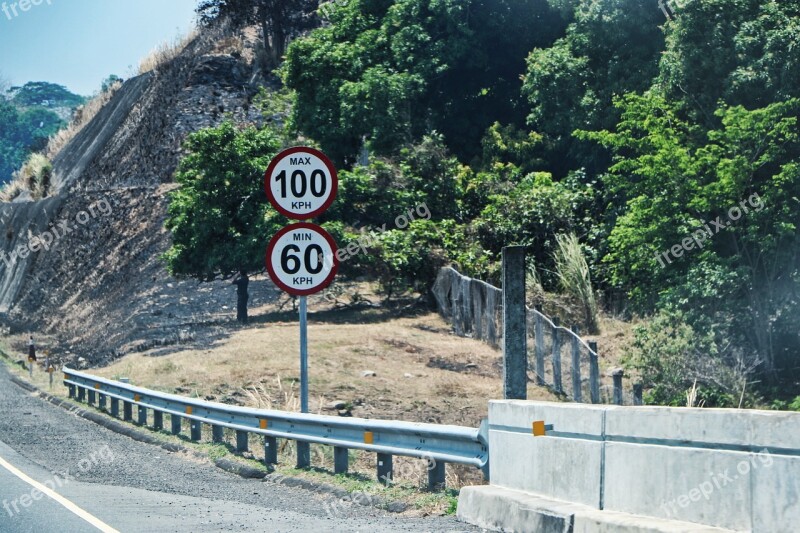 Speed Sign Traffic Signs Philippines Free Photos