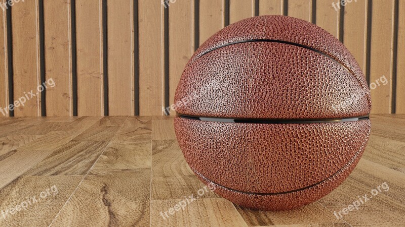 Ball Basketball Wood 3d Chart