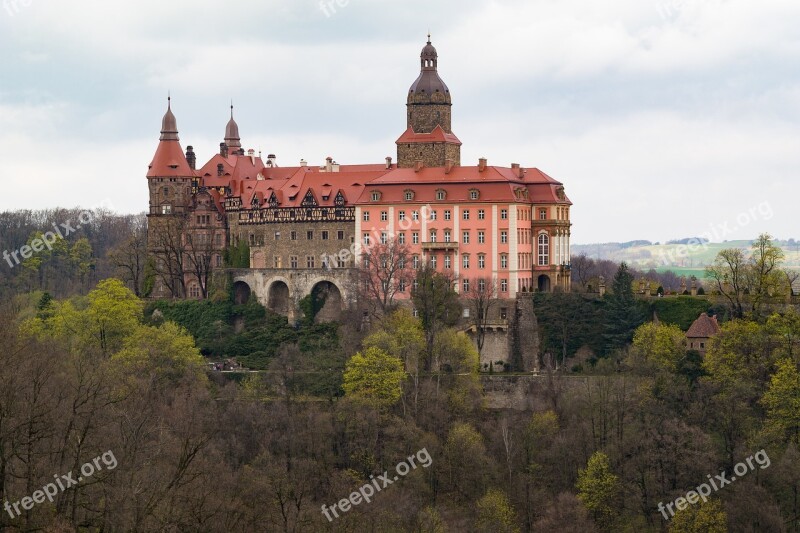 Książ Castle Poland Monument Castle Książ