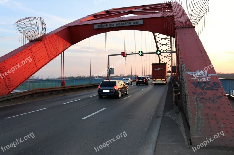 Bridge Solidarity Rheinhausen Free Photos