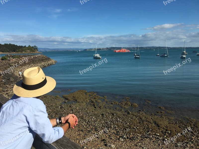 Waiheke Island Auckland New Zealand Water View Free Photos