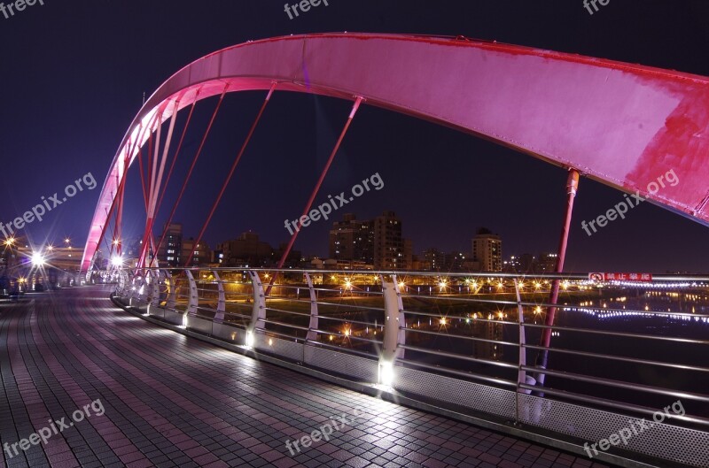 Street Photography The Night Sky Bridge Free Photos