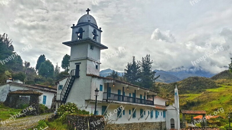 Church Convent Sky Clouds Venezuela