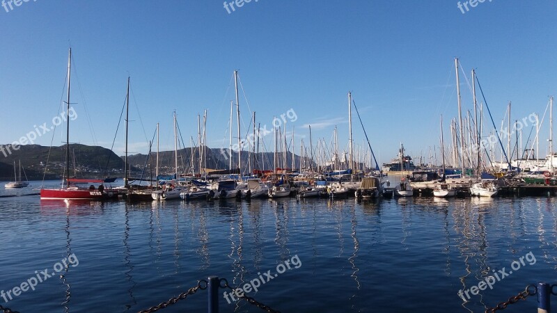 Yachts Harbor Water Boat Travel