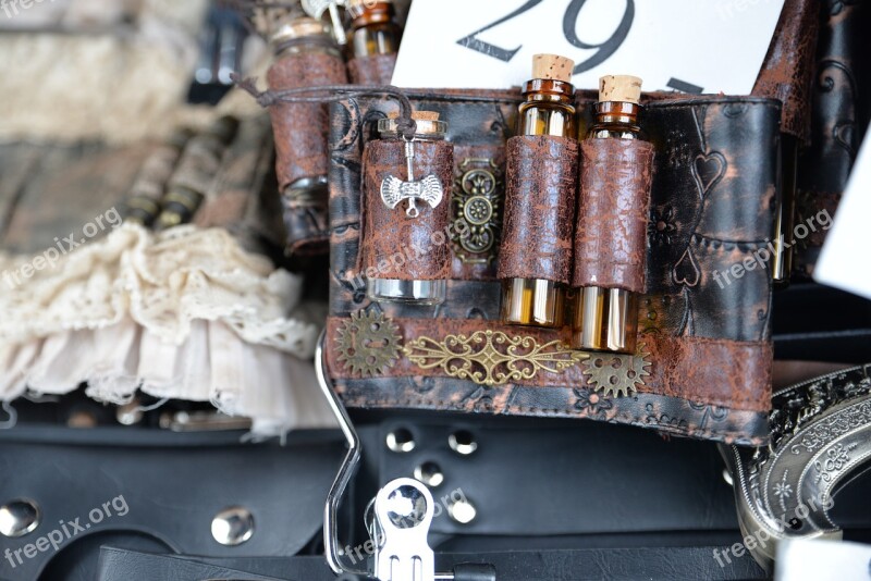 Steampunk Costume Flask Accessories Fantasy