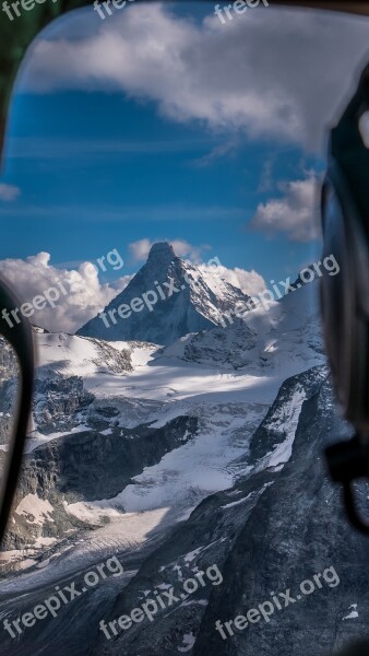 Valais Switzerland Matterhorn Like Mountains