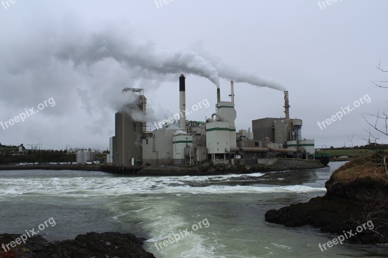 Paper Mill St John Nova Scotia Reversing Falls Processing