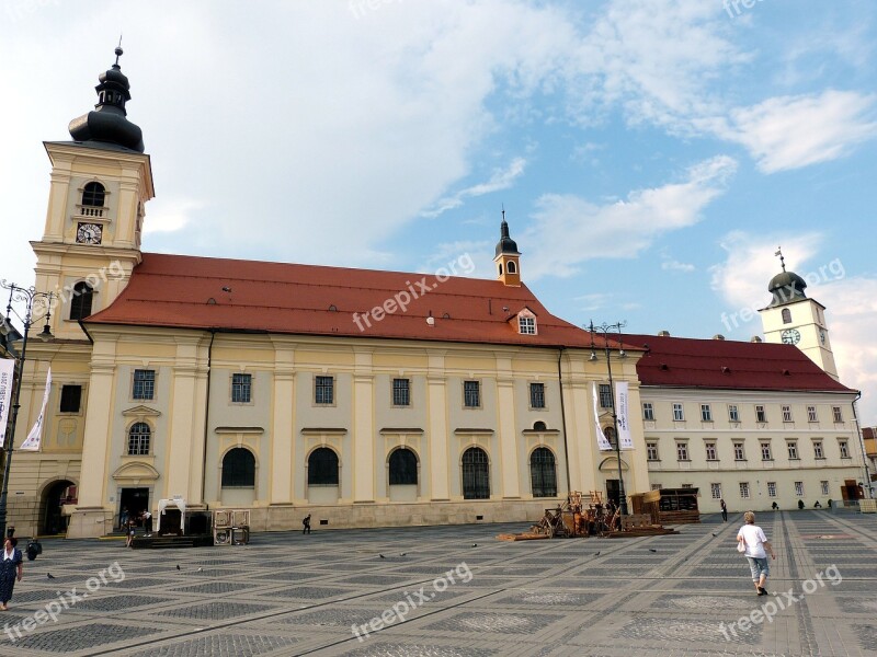 Sibiu Romania Transylvania Historic Center Hermannstadt