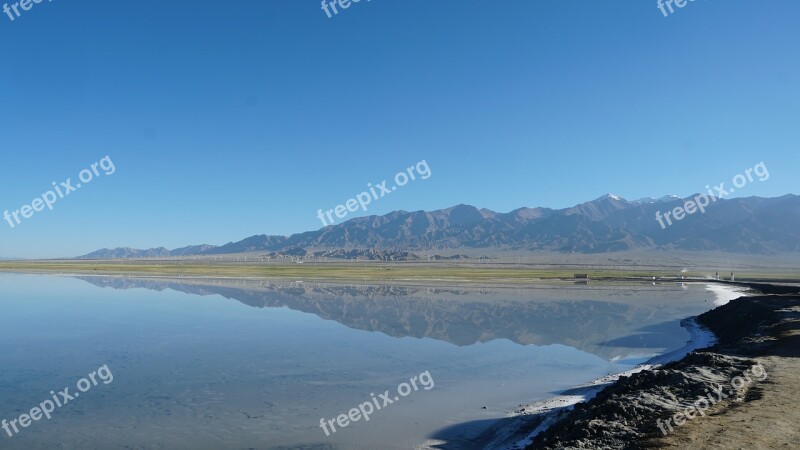 Qinghai Emerald Lake The Scenery Free Photos