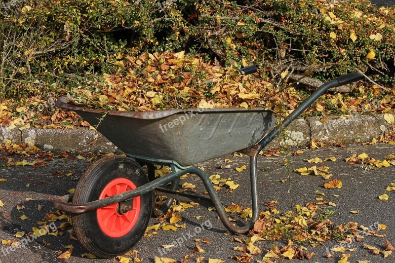 Wheelbarrows Wheelbarrow Leaves Collect Recharge