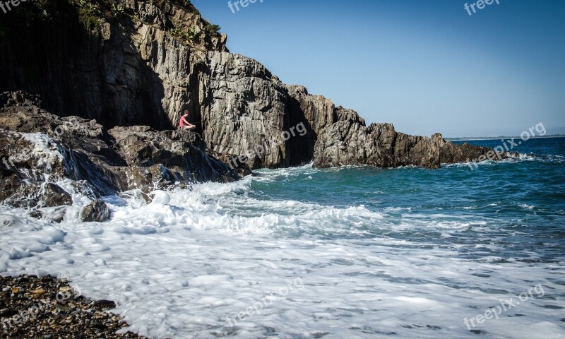 The Atlantic Coast Of France Fish Relax Nature Water