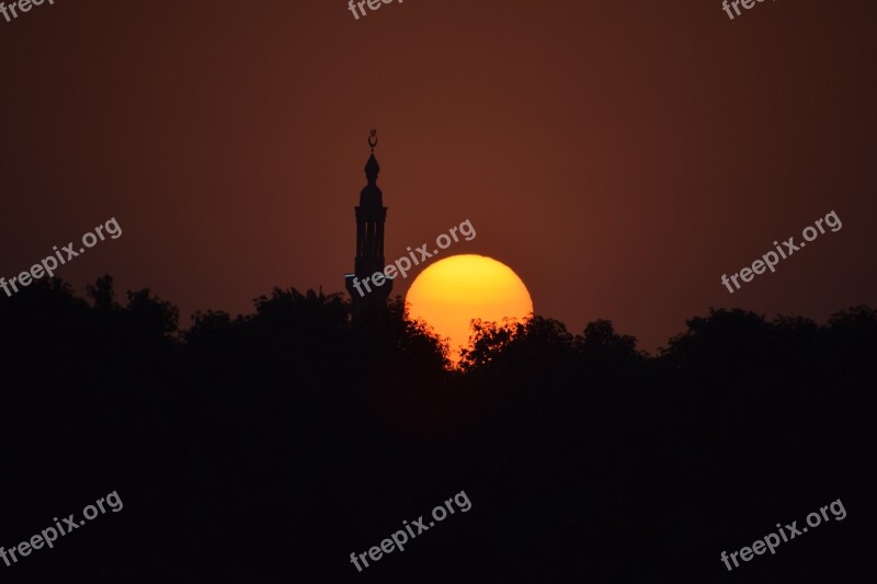 Egypt Nile Sunset Travel Africa