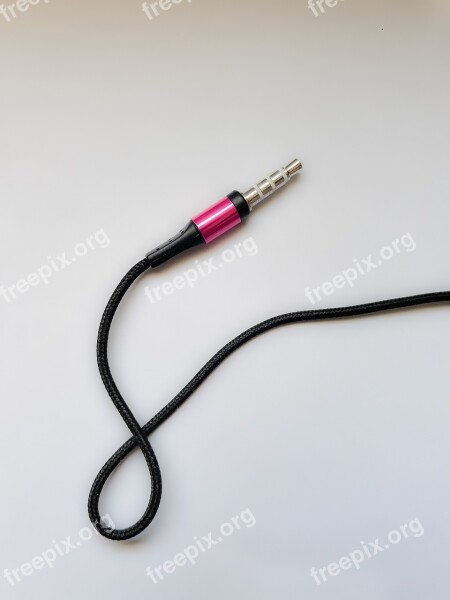 Cable Rosa Pin Auricular Cableado